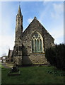 ST2189 : East side of St John the Baptist church, Machen by Jaggery