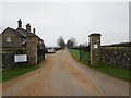 Panworth Hall private drive entrance