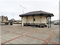 Shelter on the promenade at Tywyn