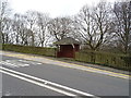 Bus stop and shelter on Glossop Road