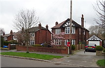 SJ9590 : Houses on Compstall Road, Romiley by JThomas