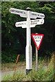 Old Direction Sign - Signpost by Crossways, Heathfield and Waldron