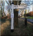 Old Direction Sign - Signpost by Old Willingdon Road, Friston