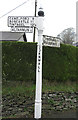 Old Direction Sign - Signpost at Fivelanes, Altarnun