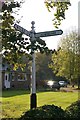 Old Direction Sign - Signpost by Mobberley Road, Morley Green