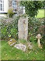 Old Boundary Marker at Hurdwick Farm. Tavistock