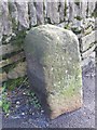 Old Milestone by Mill Bank Road, Meltham parish