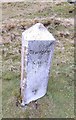 NY8708 : Old Boundary Marker on the slopes of High Greygritts by M Hatton