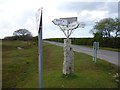 Old Direction Sign - Signpost by Carminow Cross, Crowpound