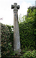 SX8798 : Old Wayside Cross by the A377, Newton St Cyres by Alan Rosevear