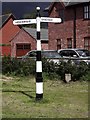 Old Direction Sign - Signpost by Gorstage Lane, Weaverham