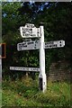 Old Direction Sign - Signpost by the B2165, Gate House Farm