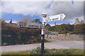 Old Direction Sign - Signpost by Litton Lane, Hinton Blewett