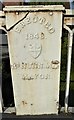 Old Bridge Marker on North Bridge, North Station Road, Colchester