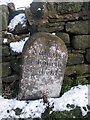 Old Milestone by the B6106, Dunford Road, Holme Valley