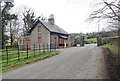 The boarded-up Camlough Road lodge of Derrymore Park. Bessbrook