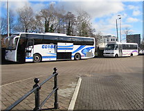 SO0002 : Two coaches in Aberdare Bus Station by Jaggery