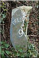 Old milemarker by the Lancaster Canal, Woodplumpton