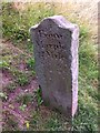 Old milemarker by the Macclesfield Canal, Congleton