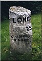 Old Milestone by the A246, Epsom Road, West Horsley