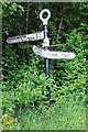 Old Direction Sign - Signpost by the B4176, Hill End