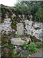 Old Wayside Cross by Cross Cottage, Mary Street, Bovey Tracey