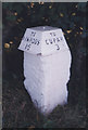 Old Milestone by the A91, Rankeilour, Monimail parish