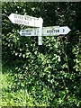 Old Direction Sign - Signpost by Heath Green, Medstead parish