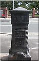 Old Milepost and Boundary Marker by the A580, Walton Lane, Stanley Park, Anfield