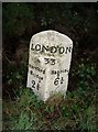 Old Milestone by the A30, Hartford Bridge Flats, Yateley