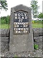 Old Milestone by the A5, Cerrigydrudion