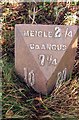 Old Milepost by the A94, Arnbog, Meigle parish