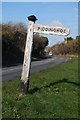 Old Direction Sign - Signpost south of Piddighoe