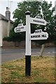 Old Direction Sign - Signpost by the B2116, Keymer, Hassocks