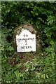 Old Milestone by Coneygar Farm, Quenington parish