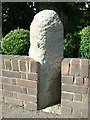 Old Milestone by the A1064, Melford Road, Sudbury parish