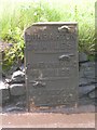 Old Milepost by the B833, Rosneath Road, Clynder