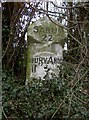 Old Milestone by the A343, Hurstbourne Hill, Hurstbourne Tarrant