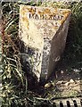 Old Milepost by the A140, south of Hanworth Cross