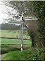 Direction Sign - Signpost by East Butterleigh Cross