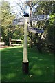 Direction Sign - Signpost by Tanyard Farm, Brookhouse Bottom