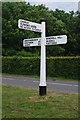 Direction Sign - Signpost by the A271, Lime Cross, Herstmonceux