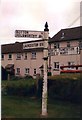 Old Direction Sign - Signpost in Boyton