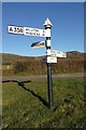 Direction Sign - Signpost by the A538 in Crowcombe