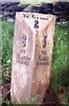 Old Milestone by the A924, Strathardle, Kirkmichael parish