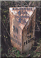 Old Milepost by the A94, Burrelton, Cargill parish