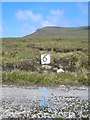NC3170 : Old Milestone below Sgribhis-bheinn, Cape Wrath peninsula by Milestone Society