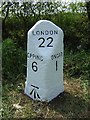 Old Milestone by the A414, Epping Road, Chipping Ongar