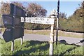 Direction Sign - Signpost on the junction of the A369 and the B3152