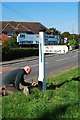 Direction Sign - Signpost by the A259, Guestling Green